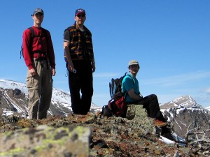 Scott, Dave and Brian on Windy Peak Ridge